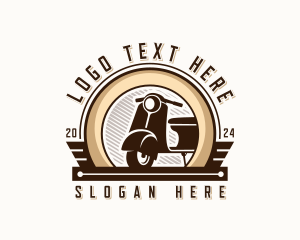 Motorcycle Gang - Scooter Ride Touring logo design