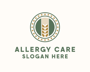 Wheat Farm Badge logo design