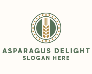 Wheat Farm Badge logo design