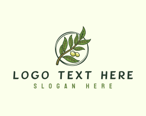 Olive - Organic Olive Leaf logo design