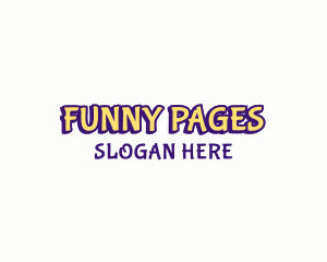 Quirky Cartoon Wordmark logo design