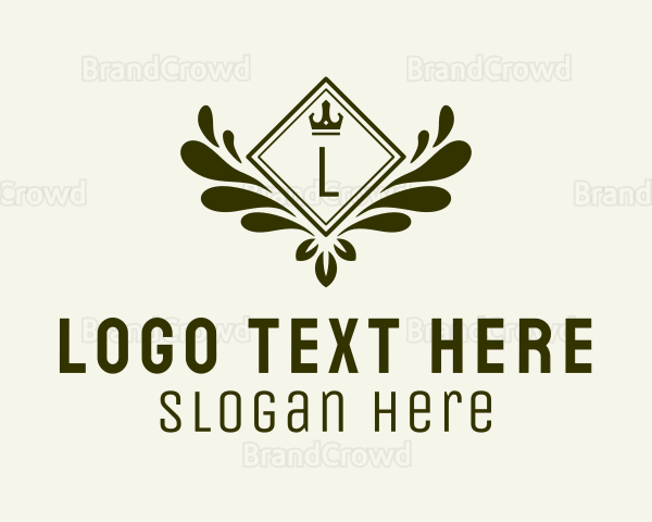 Luxury Wreath Crown Letter Logo