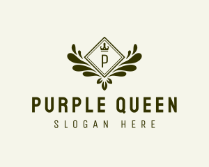 Luxury Wreath Crown logo design