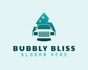 Droplet Auto Wash logo design