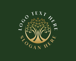 Forestry - Elegant Tree Deluxe logo design