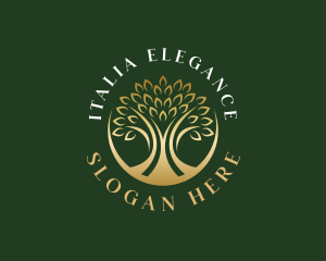 Elegant Tree Deluxe logo design