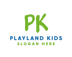 Kid - Children Kid Handwriting logo design