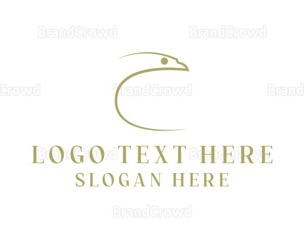 Abstract Minimalist Bird Logo