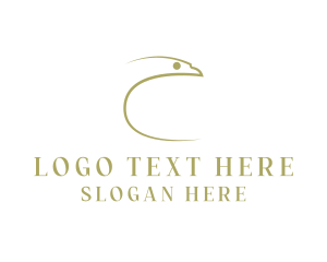 Pigeon - Abstract Minimalist Bird logo design