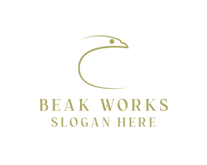 Beak - Abstract Minimalist Bird logo design