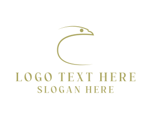 Abstract Minimalist Bird Logo