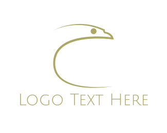 Abstract Minimalist Bird Logo