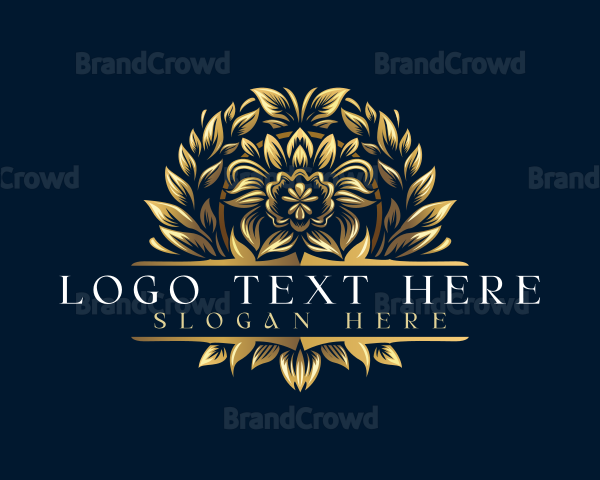 Elegant Floral Decor Logo