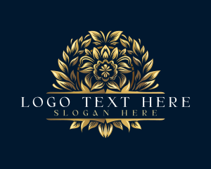 Financial - Elegant Floral Decor logo design