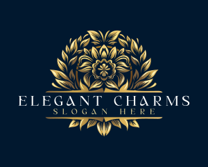 Elegant Floral Decor logo design