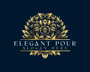 Elegant Floral Decor logo design