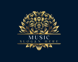 Emblem - Elegant Floral Decor logo design