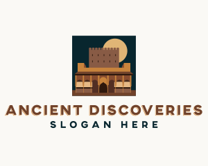 Ancient Structure Landmark logo design