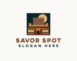 Ancient Structure Landmark logo design