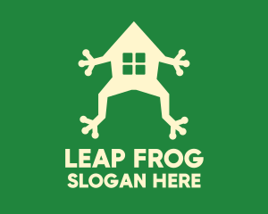 Frog - Green Frog House logo design