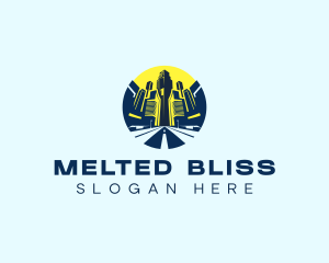 Metropolis City Building logo design