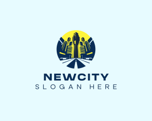 Metropolis City Building logo design