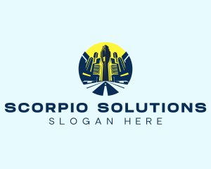 Metropolis City Building logo design