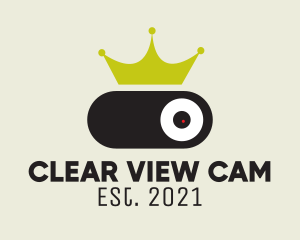Webcam - Crown Webcam Tech logo design