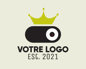 Royalty - Crown Webcam Tech logo design