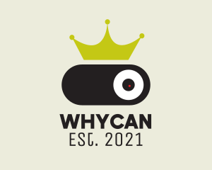Digital Camera - Crown Webcam Tech logo design
