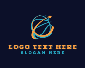 League - Sports Basketball Game logo design