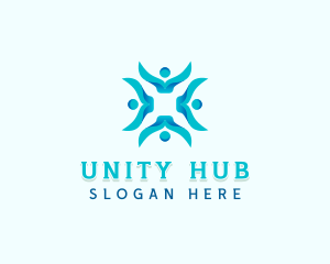 Social Community Collaboration logo design