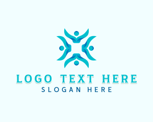 Society - Social Community Collaboration logo design