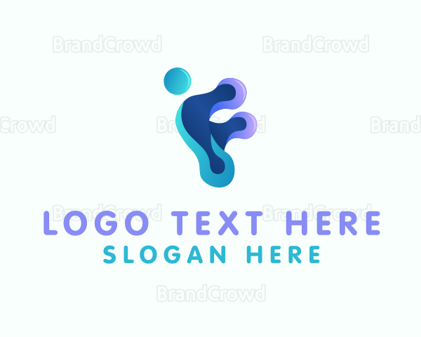 3D Technology Business Logo