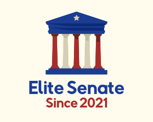 Senate - American Government Building logo design