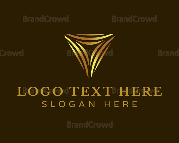 Premium Jewel Triangle Logo