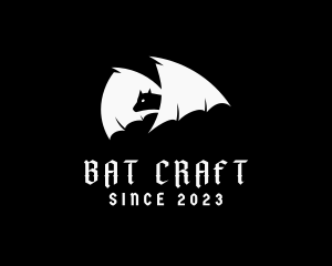 Flying Bat Wing logo design