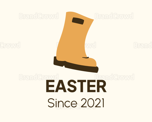 Rubber Rain Boots Logo