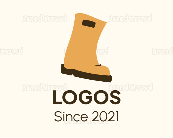 Rubber Rain Boots Logo