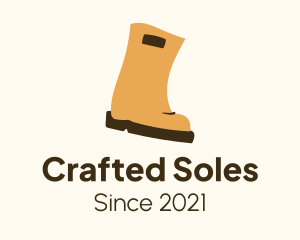 Bootmaker - Rubber Rain Boots logo design