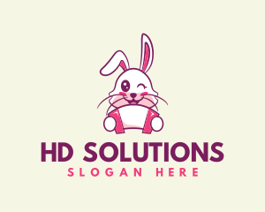 Rabbit Game Controller  logo design