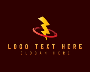 Technician - Lightning Bolt Power logo design