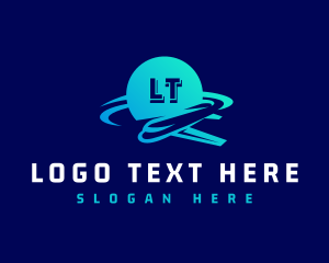 Tourism - Airplane Travel Tourism logo design