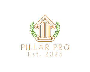 Greek Column House logo design