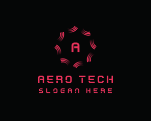 Artificial Intelligence Tech App logo design