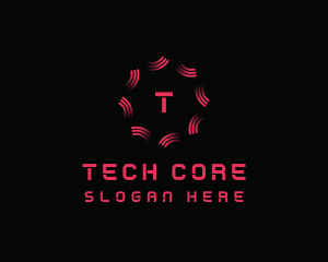 Artificial Intelligence Tech App logo design