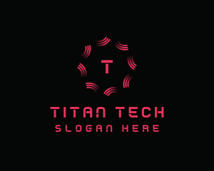 Artificial Intelligence Tech App logo design