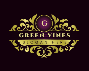 Vines - Floral Victorian Vines logo design