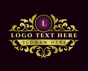 Floral Victorian Vines Logo