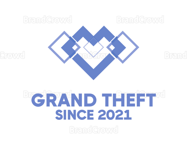 Diamond Heart Jeweler Logo